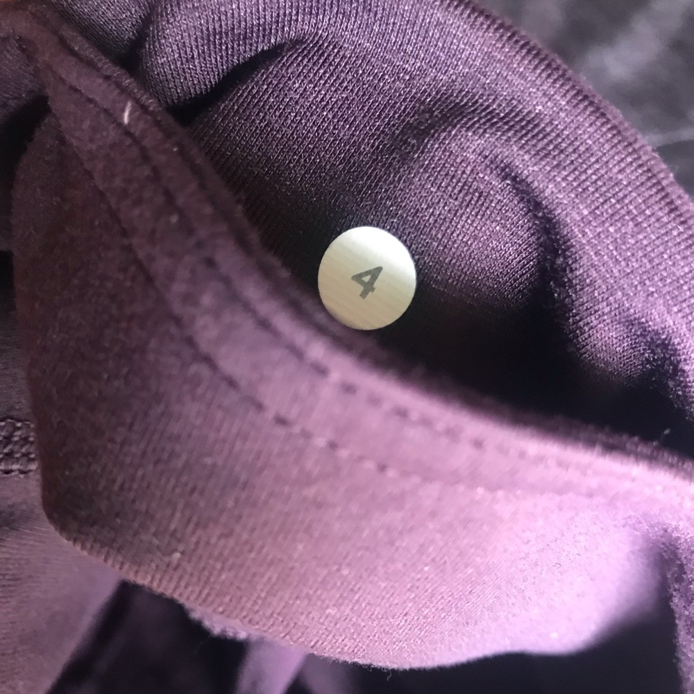 Lululemon Plum Mid-rise Wunder Under Pant